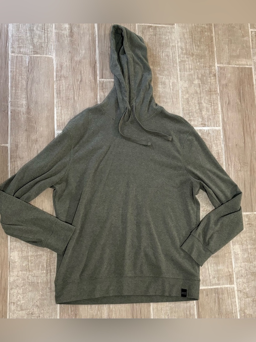 Jachs Olive Green Crewneck Hoodie Sweater